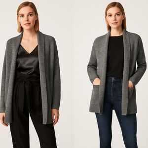Tommy Hilfige Gray Knit Cardigan